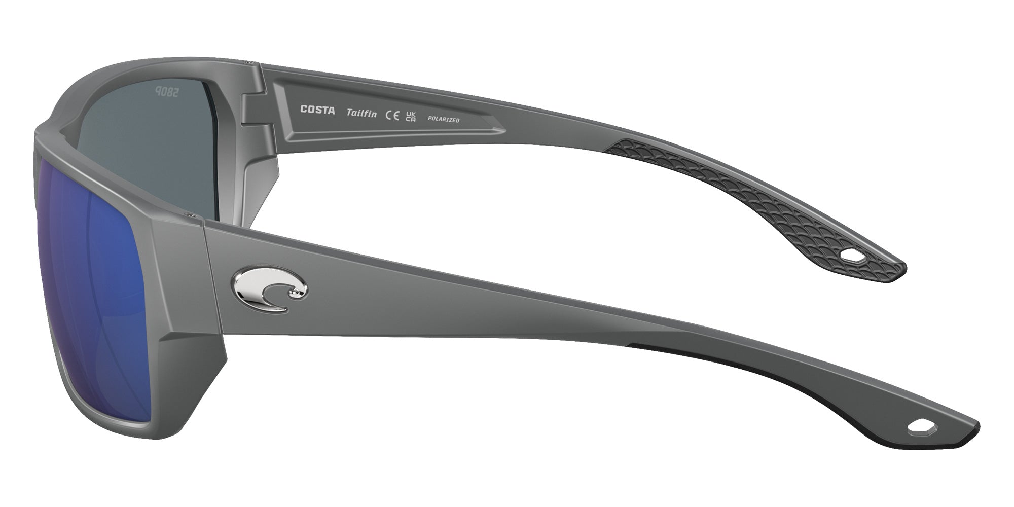 COSTA 6S9113 Tailfin 911309 60 - Matte Gray / Blue Mirrored 580p Polarized #id:6s9113911309_s:108110