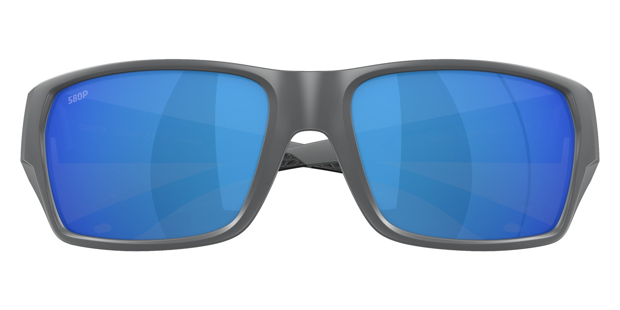 COSTA 6S9113 Tailfin 911309 60 - Matte Gray / Blue Mirrored 580p Polarized #id:6s9113911309_s:108120