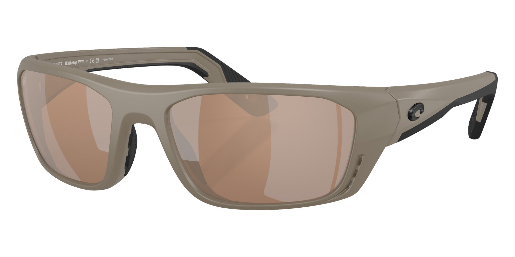 COSTA 6S9115 Whitetip PRO 911512 57 - Matte Sand / Copper Silver Mirrored Polarized #id:6s9115911512_s:106105