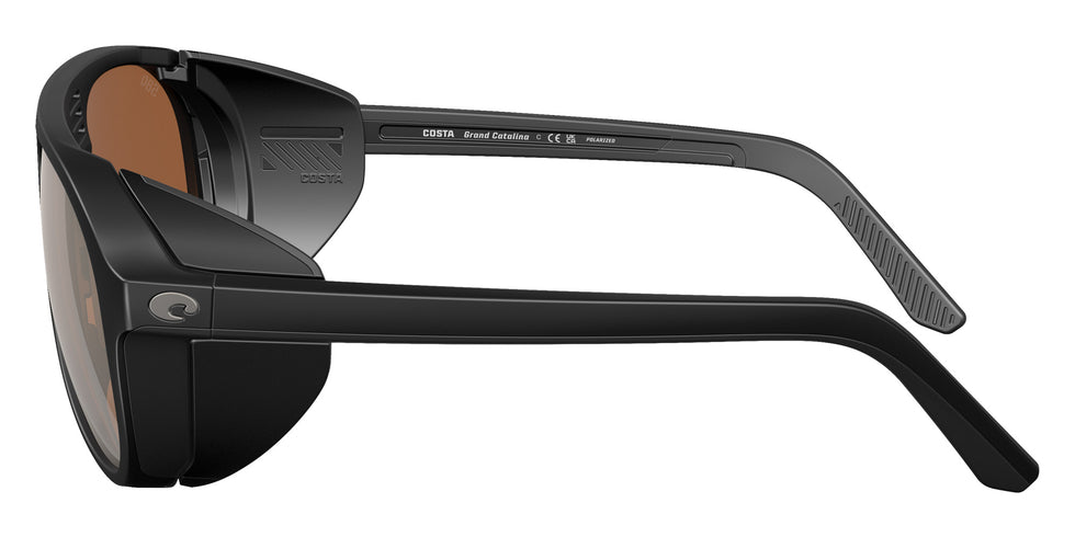 COSTA 6S9117 Grand Catalina 911703 59 - Matte Black / Copper Silver Mirrored Polarized #id:6s9117911703_s:100110