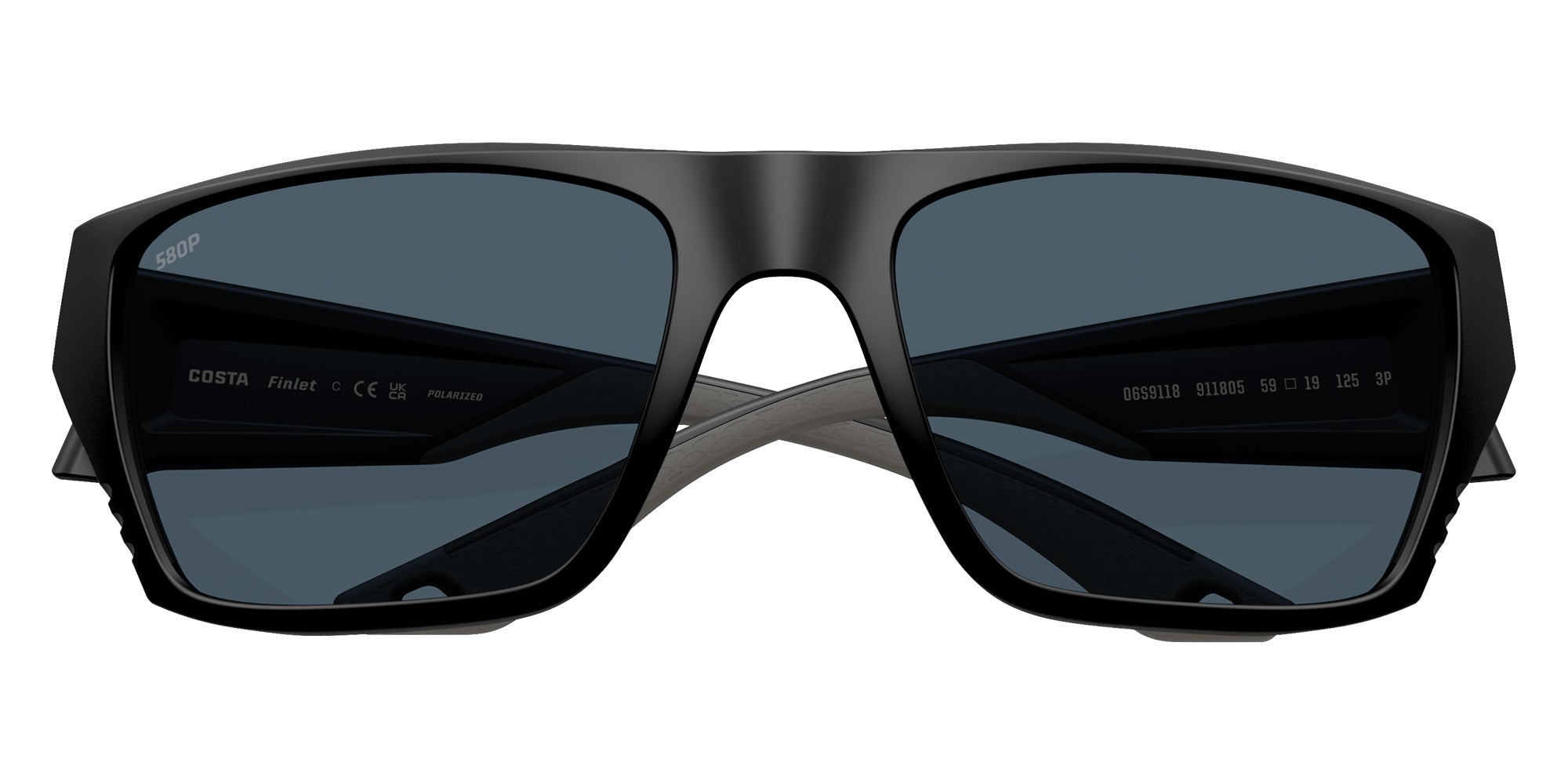 COSTA 6S9118 Finlet 911805 59 - Matte Black / Gray Polarized #id:6s9118911805_s:100120