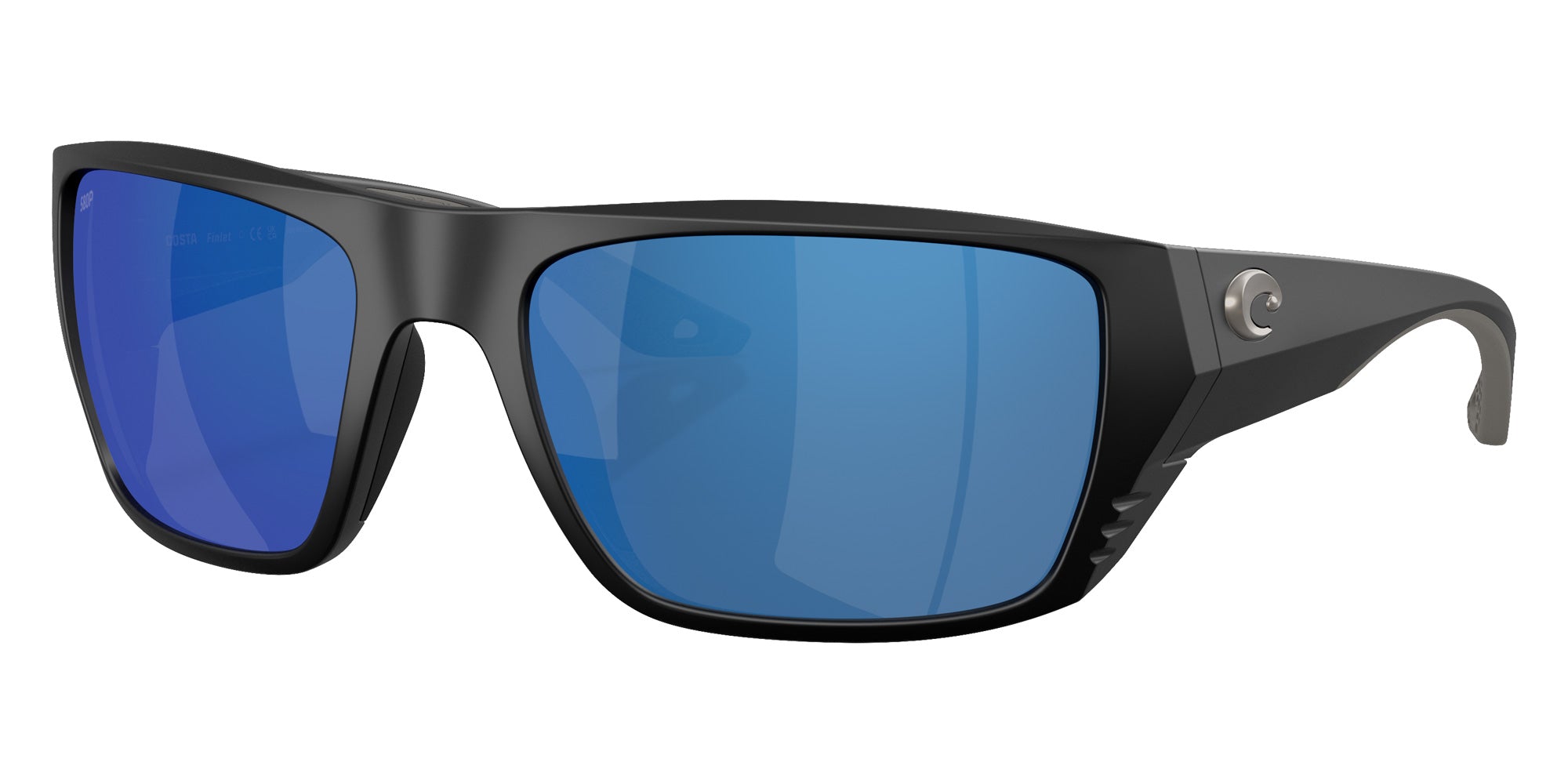 COSTA 6S9118 Finlet 911807 59 - Matte Black / Blue Mirrored Polarized #id:6s9118911807_s:102105