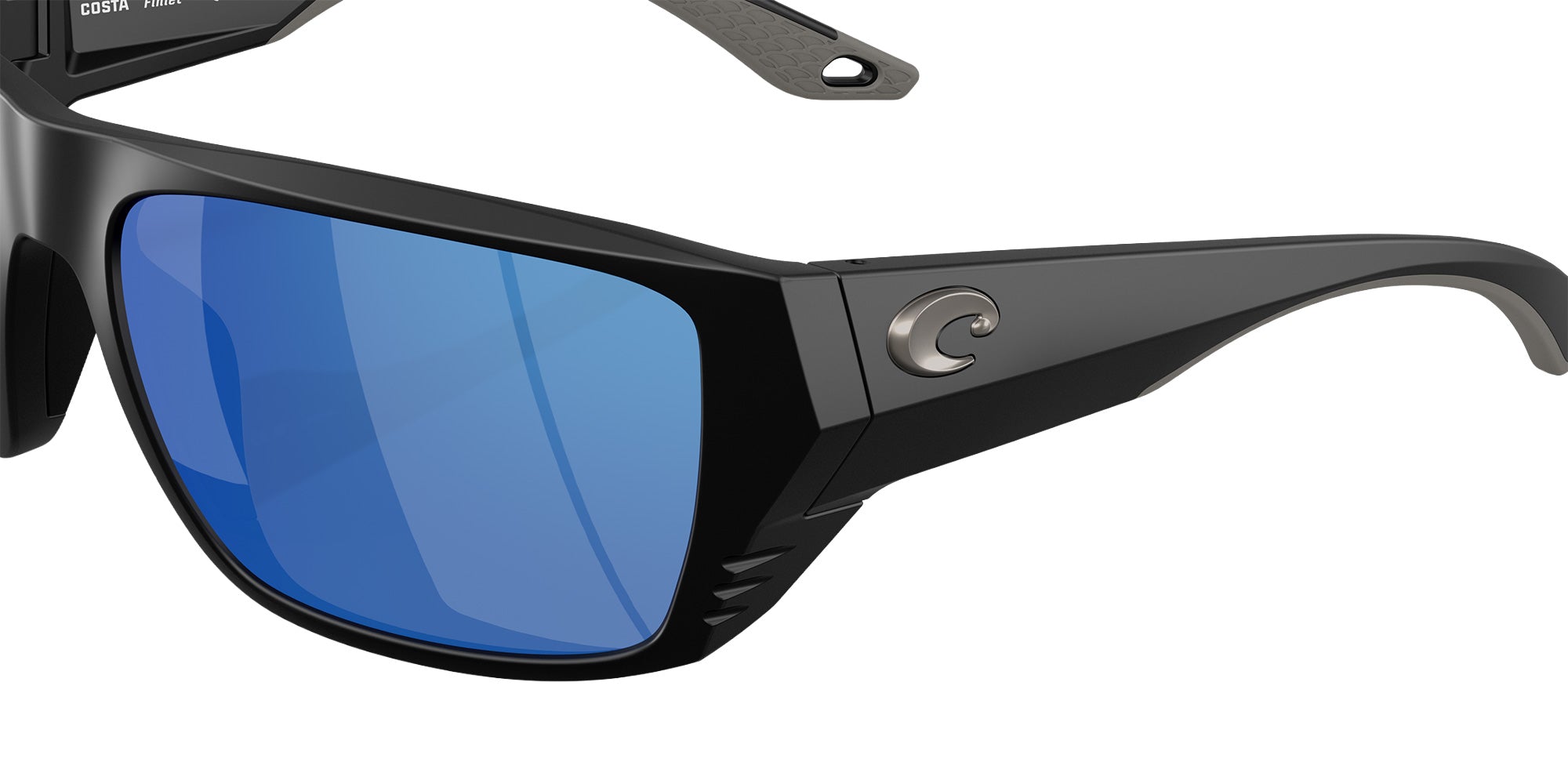 COSTA 6S9118 Finlet 911807 59 - Matte Black / Blue Mirrored Polarized #id:6s9118911807_s:102125