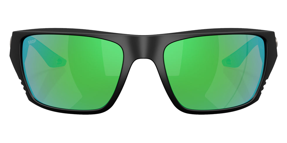 COSTA 6S9118 Finlet 911808 59 - Matte Black / Green Mirrored Polarized #id:6s9118911808_s:104100
