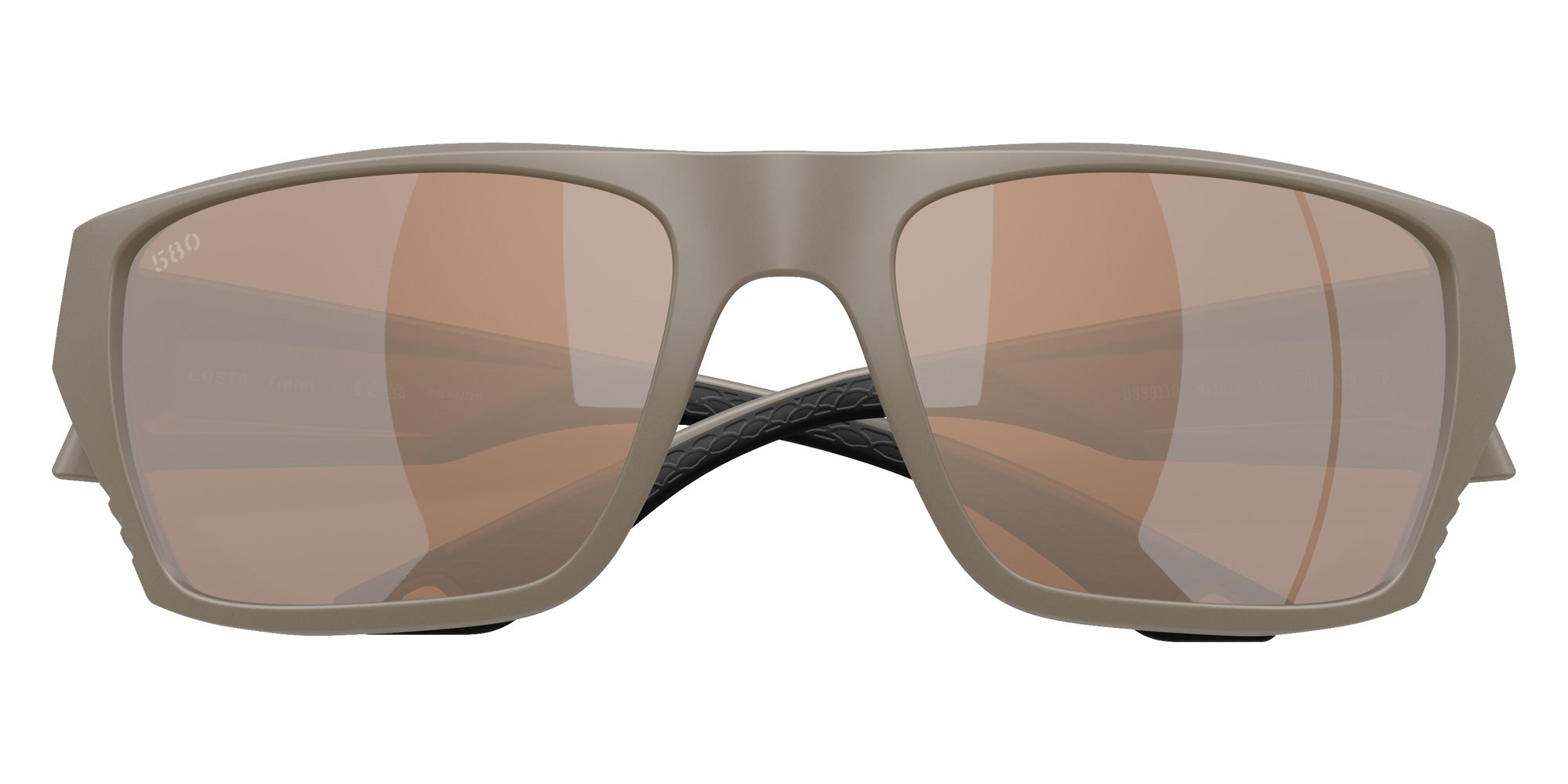 COSTA 6S9118 Finlet 911811 59 - Matte Sand / Copper Silver Mirrored Polarized #id:6s9118911811_s:106120