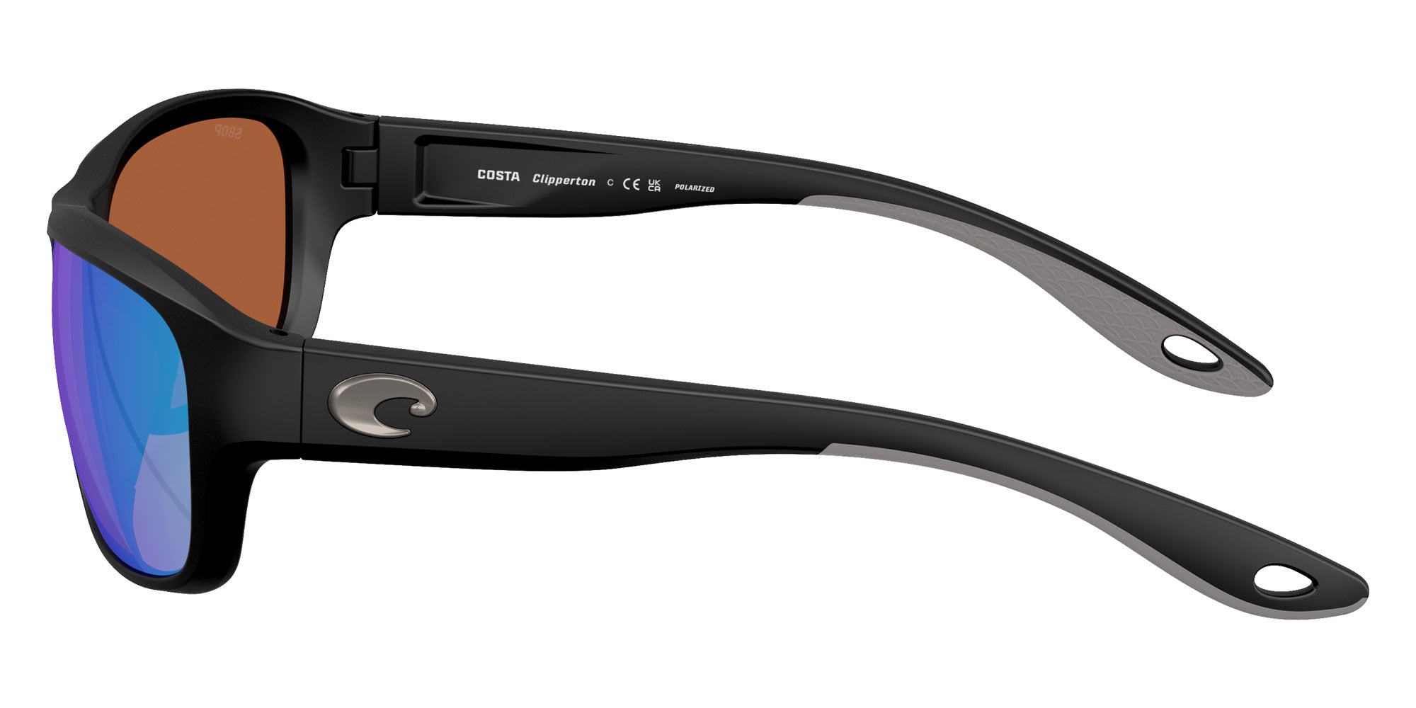 COSTA 6S9119 Clipperton 911905 58 - Matte Black / Green Mirrored Polarized #id:6s9119911905_s:102110