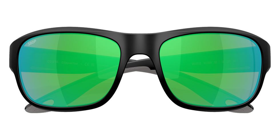 COSTA 6S9119 Clipperton 911905 58 - Matte Black / Green Mirrored Polarized #id:6s9119911905_s:102120