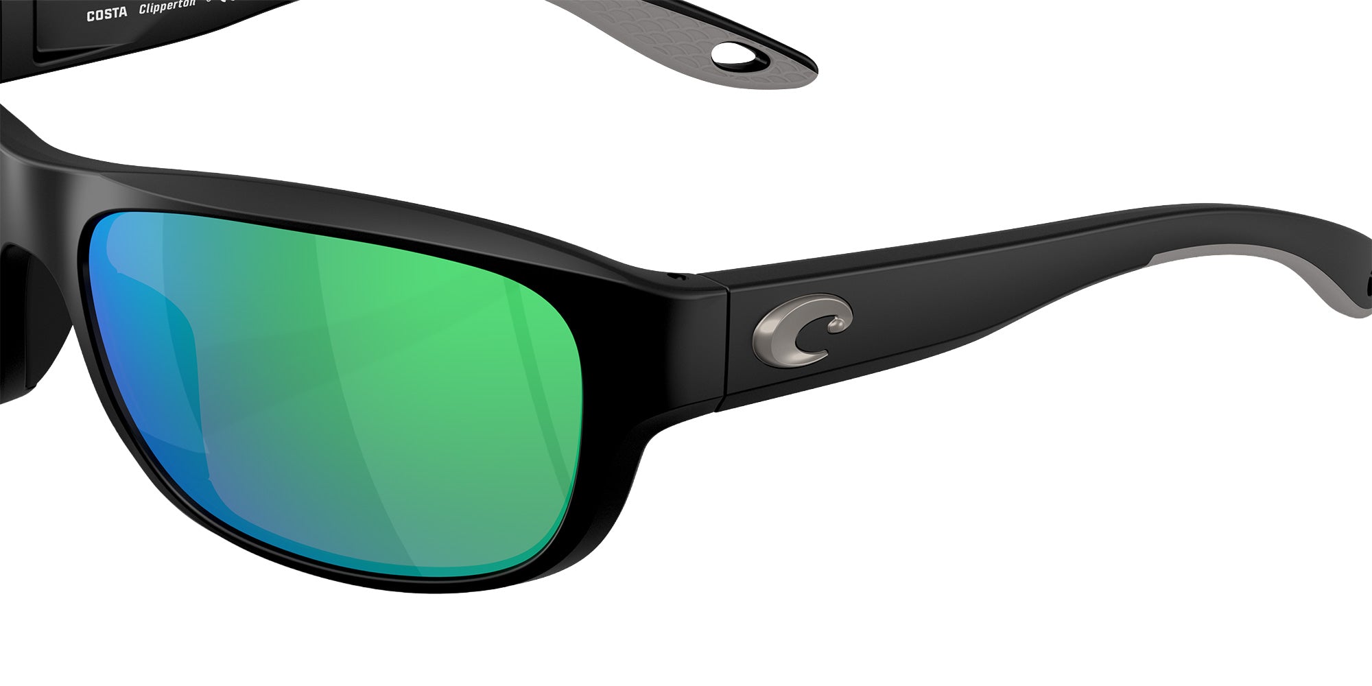 COSTA 6S9119 Clipperton 911905 58 - Matte Black / Green Mirrored Polarized #id:6s9119911905_s:102125