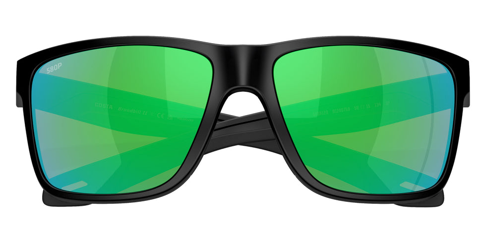 COSTA 6S9120 Broadbill II 912007 58 - Matte Black / Green Mirrored Polarized #id:6s9120912007_s:104120