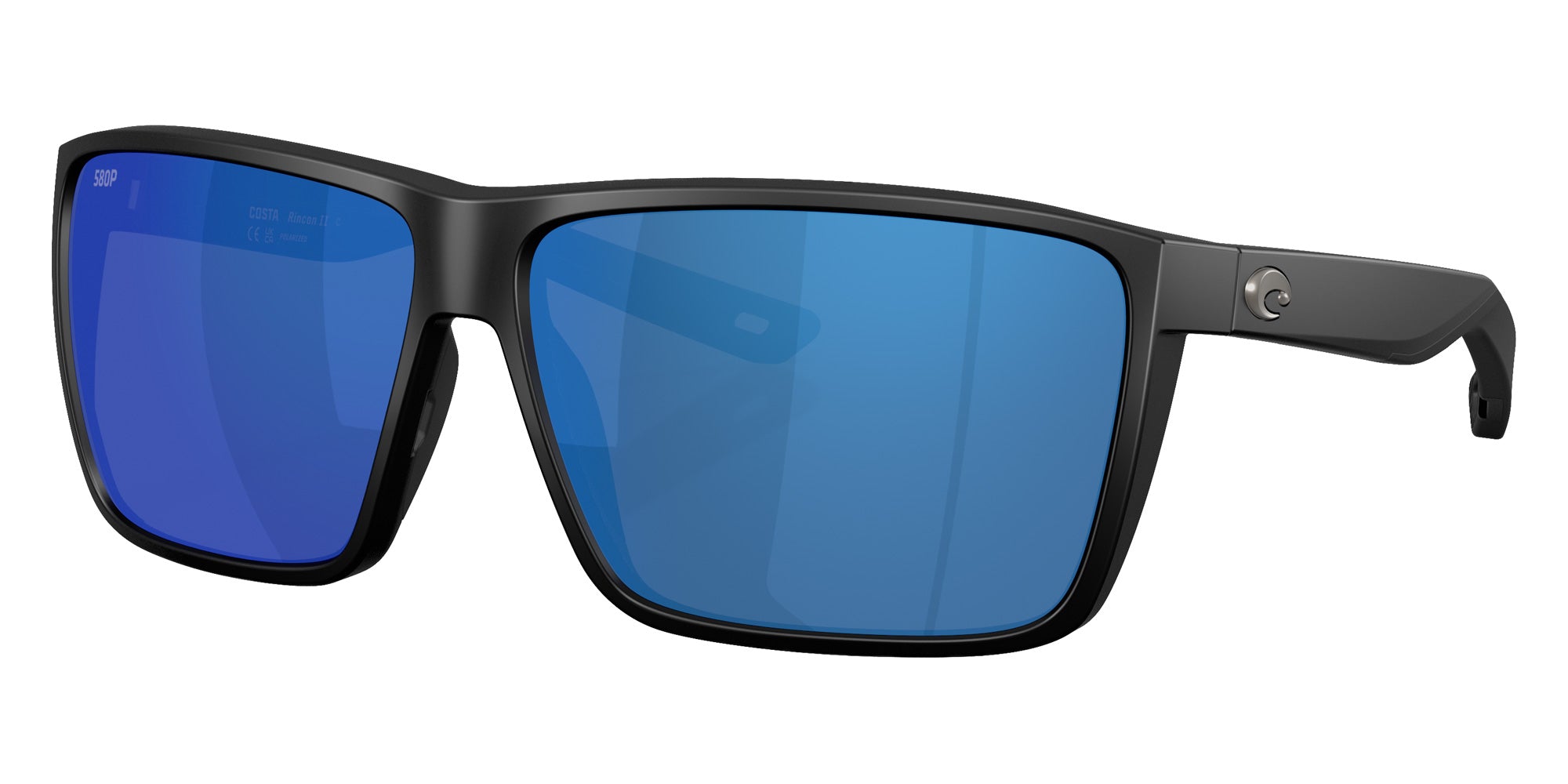 COSTA 6S9121 Rincon II 912103 64 - Matte Black / Blue Mirrored Polarized #id:6s9121912103_s:100105