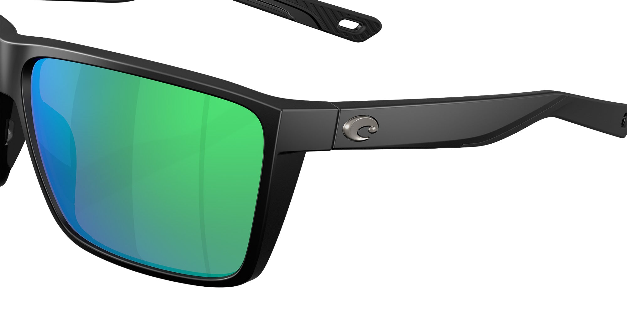 COSTA 6S9121 Rincon II 912105 64 - Matte Black / Green Mirrored Polarized #id:6s9121912105_s:102125