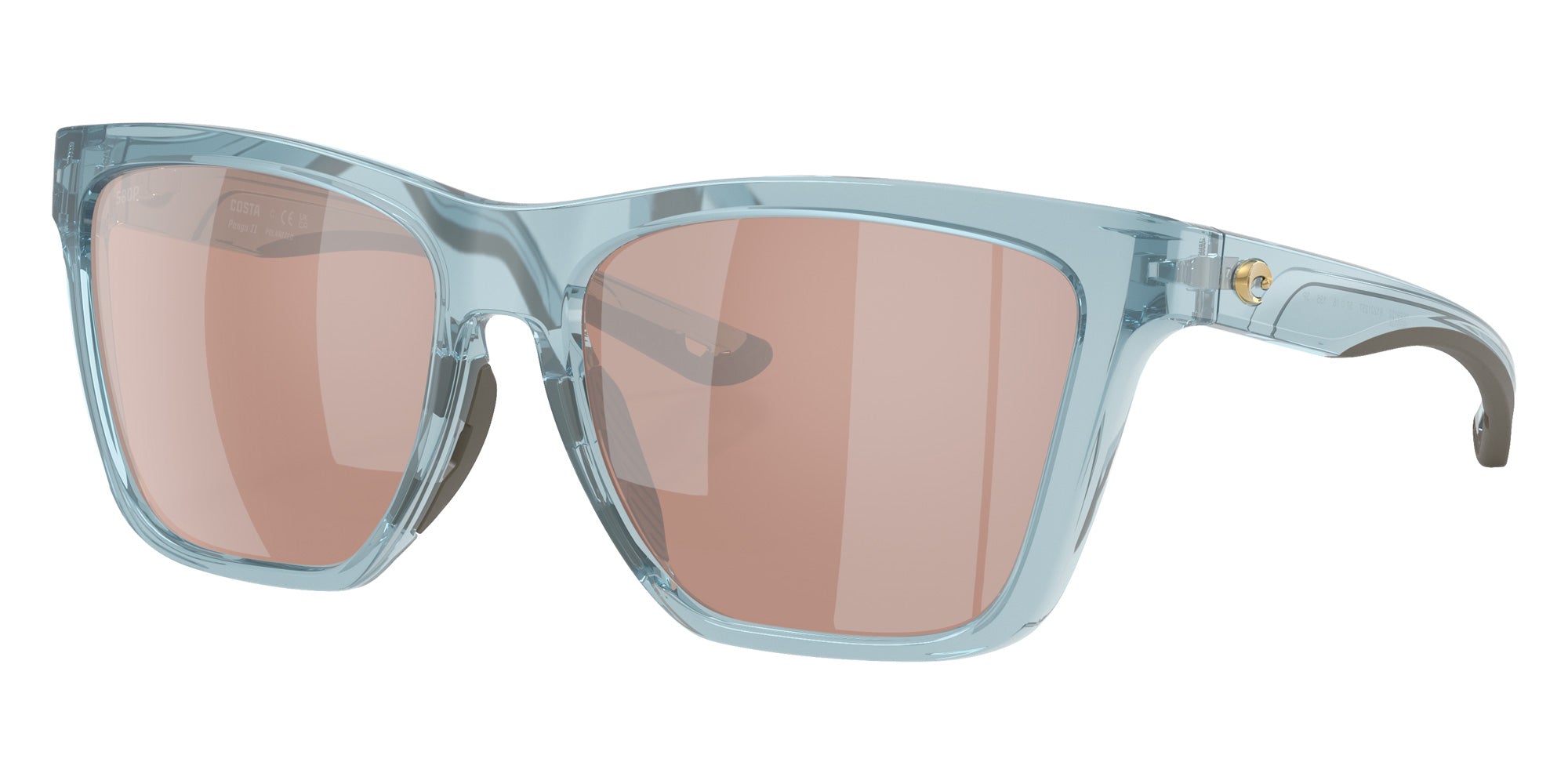 COSTA 6S9122 Panga II 912212 57 - Translucent Silt Blue #id:6s9122912212_s:100105