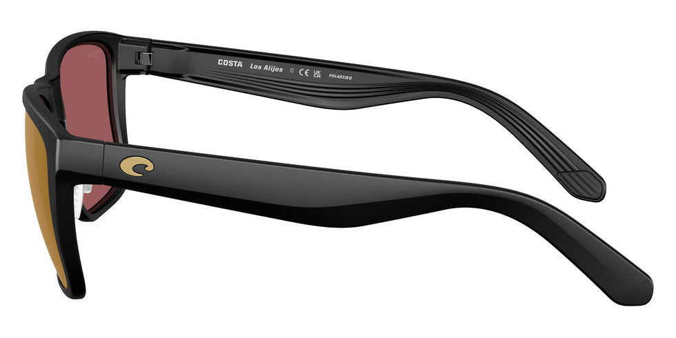 COSTA 6S9126 Los Alijos 912610 59 - Matte Black / Gold Mirrored 580g Polarized #id:6s9126912610_s:100110