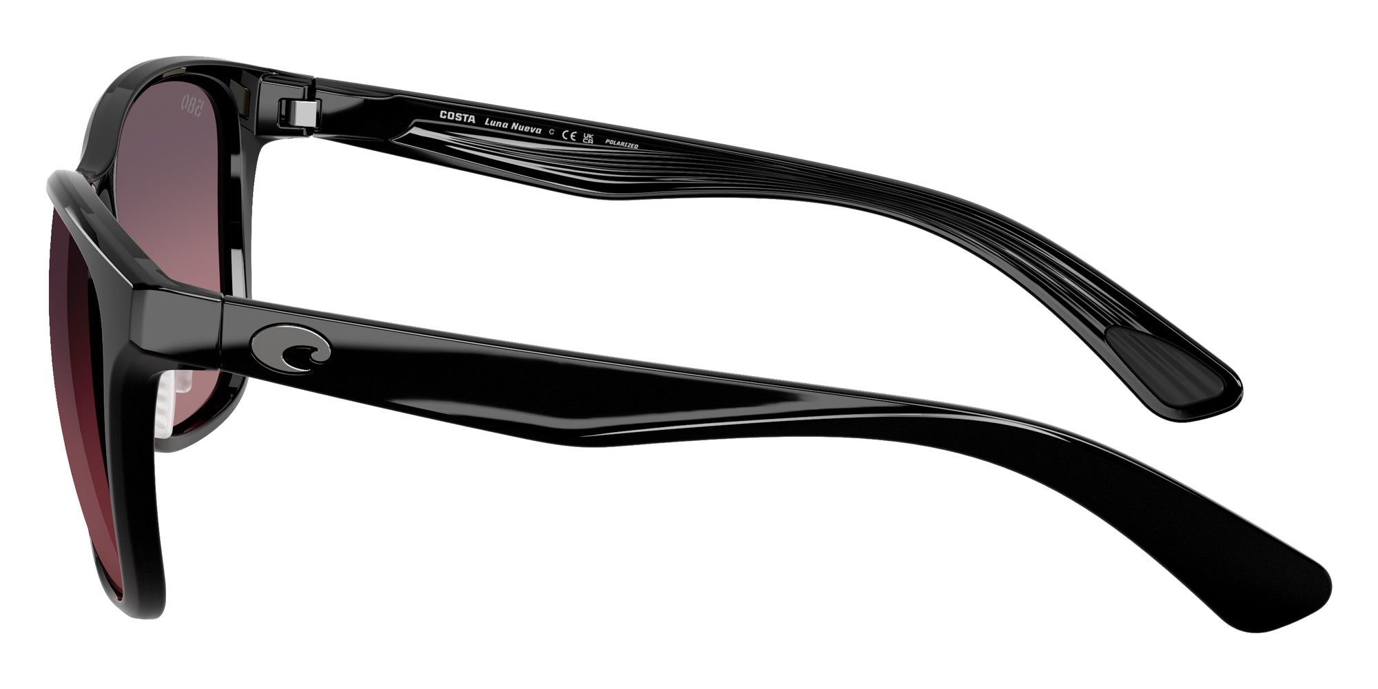COSTA 6S9127 Luna Nueva 912702 57 - Black / Rose Gradient Polarized #id:6s9127912702_s:102110