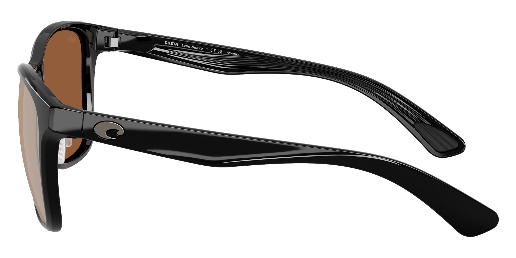 COSTA 6S9127 Luna Nueva 912703 57 - Black / Copper Silver Mirrored Polarized #id:6s9127912703_s:104110