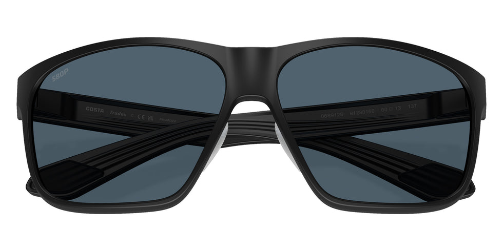 COSTA 6S9128 Trades 912801 60 - Matte Black / Gray Polarized #id:6s9128912801_s:100120
