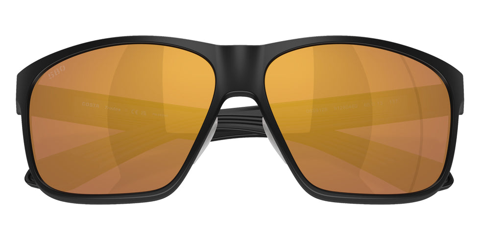COSTA 6S9128 Trades 912804 60 - Matte Black / Gold Mirrored Polarized #id:6s9128912804_s:106120