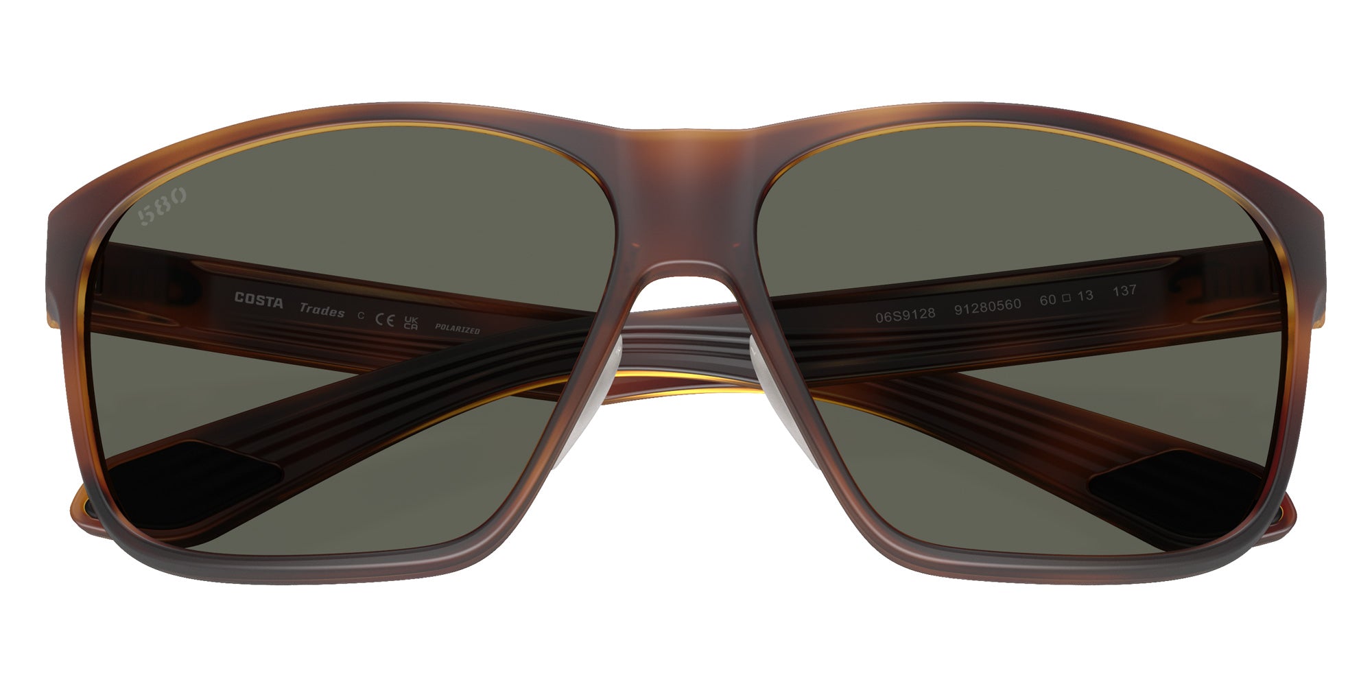 COSTA 6S9128 Trades 912805 60 - Matte Tortoise / Gray Polarized #id:6s9128912805_s:108120