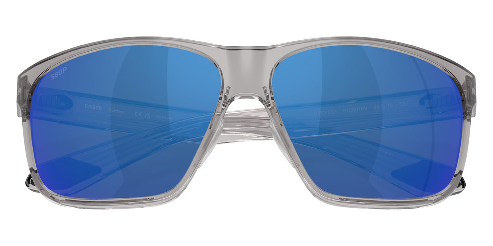 COSTA 6S9128 Trades 912807 60 - Gray Crystal / Blue Mirrored Polarized #id:6s9128912807_s:112120