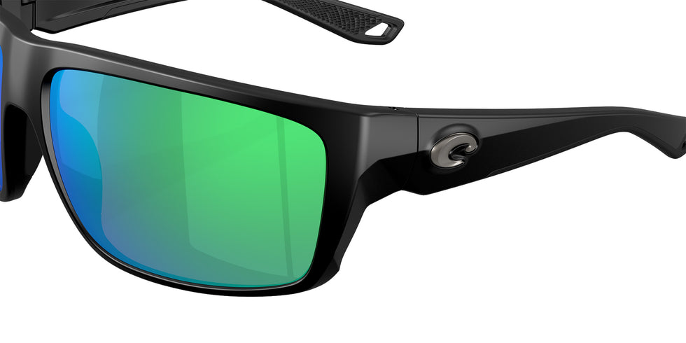 COSTA 6S9129 Fly Line 912910 64 - Matte Black / Green Mirrored Polarized #id:6s9129912910_s:106125
