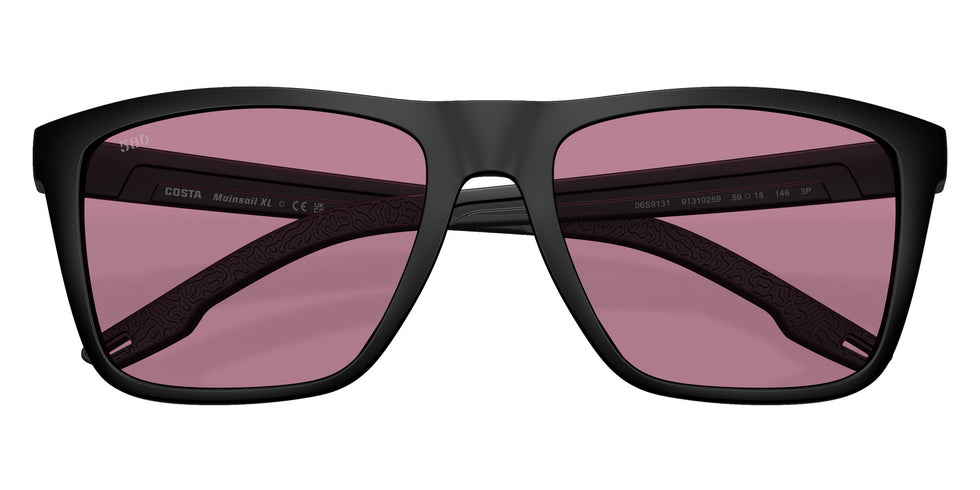 COSTA 6S9131 Mainsail XL 913102 59 - Matte Black / Rose Polarized #id:6s9131913102_s:102120