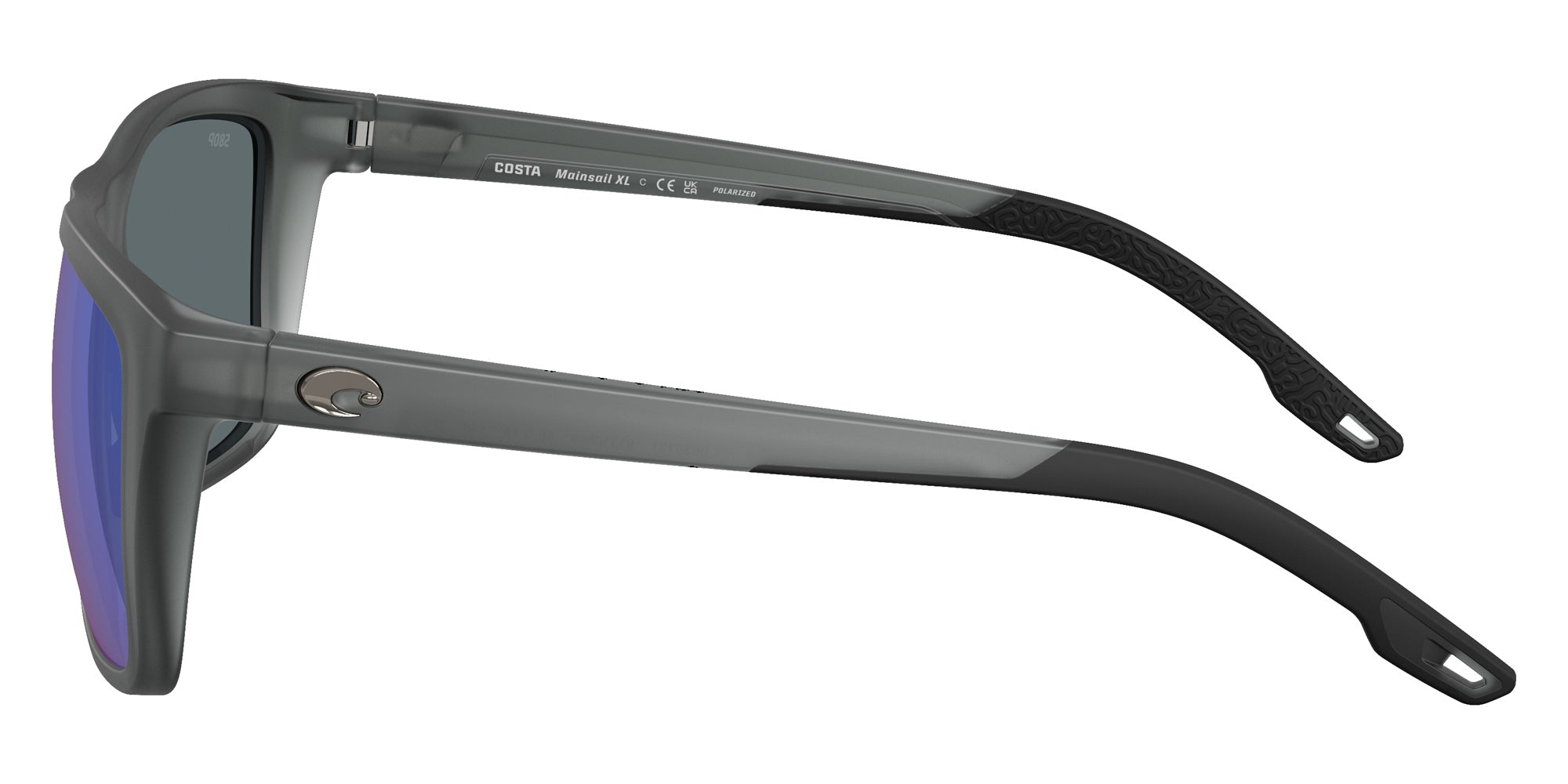 COSTA 6S9131 Mainsail XL 913106 59 - Matte Gray Smoke / Blue Mirrored Polarized #id:6s9131913106_s:110110