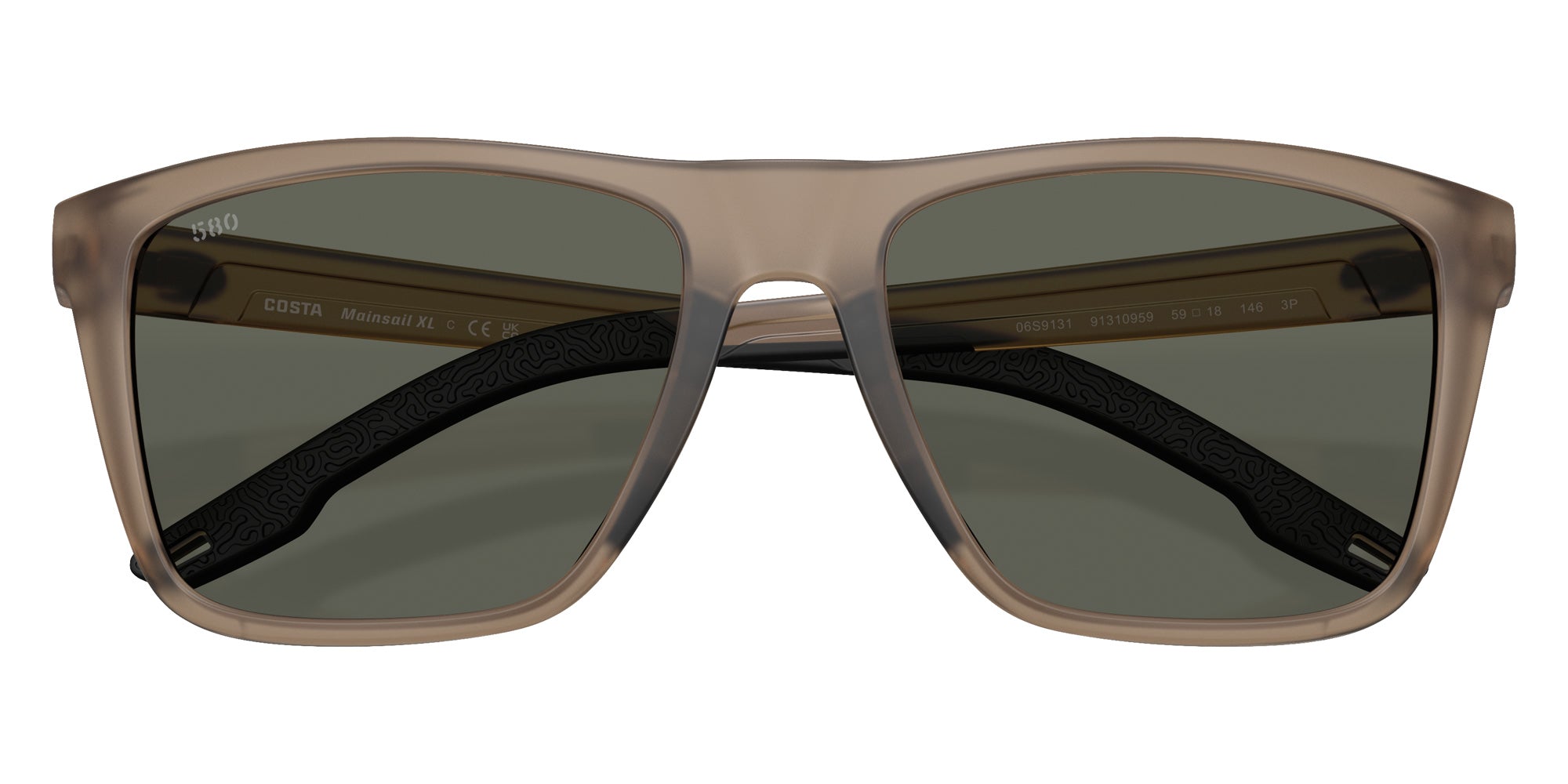 COSTA 6S9131 Mainsail XL 913109 59 - Matte Brown Smoke / Gray Polarized #id:6s9131913109_s:116120