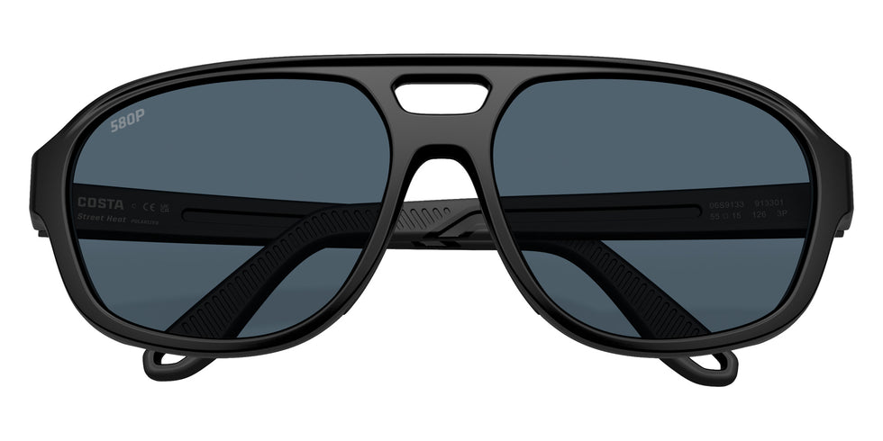 COSTA 6S9133 Street Heat 913301 55 - Matte Black / Gray Polarized #id:6s9133913301_s:100120