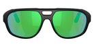 COSTA 6S9133 Street Heat 913302 55 - Matte Black / Green Mirrored Polarized #id:6s9133913302_s:102100
