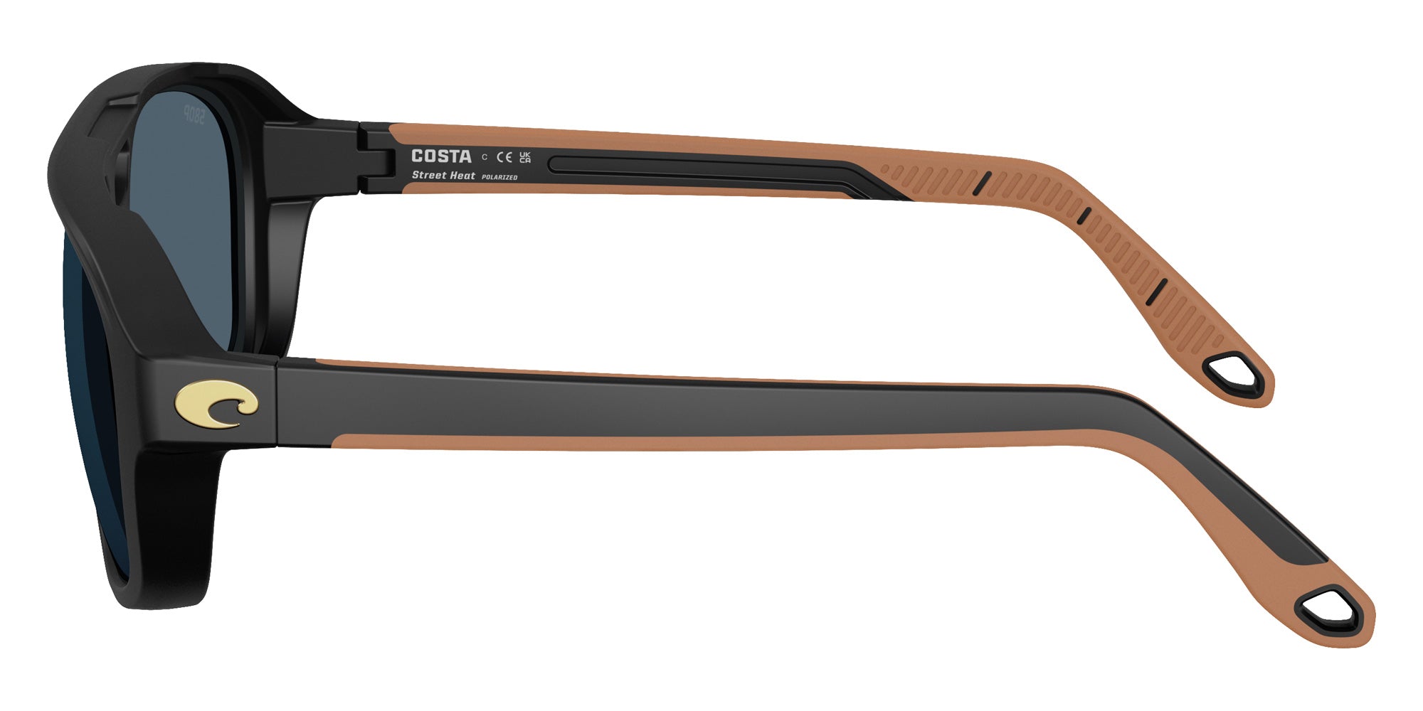 COSTA 6S9133 Street Heat 913304 55 - Matte Black / Gray Polarized #id:6s9133913304_s:106110