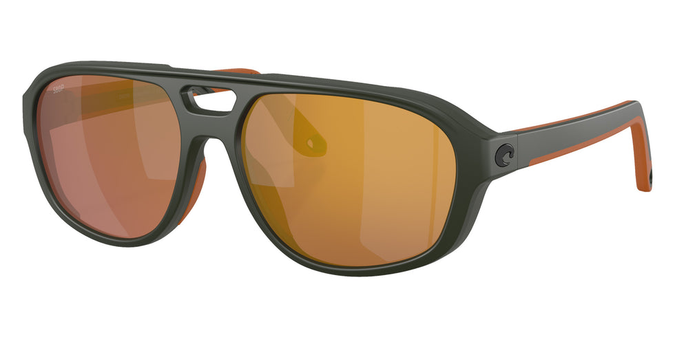 COSTA 6S9133 Street Heat 913305 55 - Matte Olive / Gold Mirrored Polarized #id:6s9133913305_s:108105