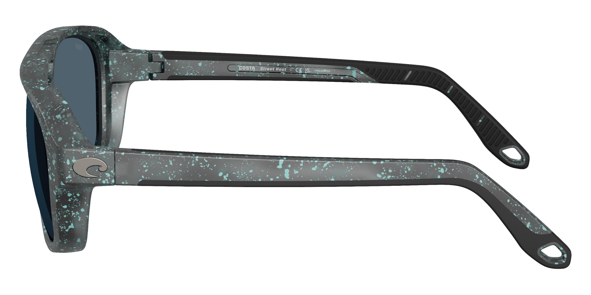 COSTA 6S9133 Street Heat 913306 55 - Matte Aqua Drip / Gray Polarized #id:6s9133913306_s:110110