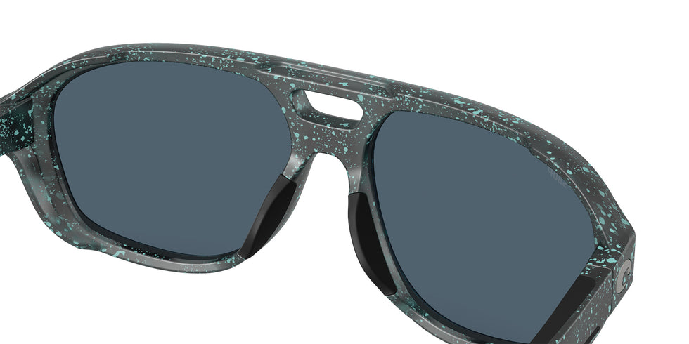 COSTA 6S9133 Street Heat 913306 55 - Matte Aqua Drip / Gray Polarized #id:6s9133913306_s:110130