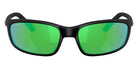 COSTA 6S9134 Brine II 913403 59 - Matte Black / Green Mirrored Polarized #id:6s9134913403_s:104100