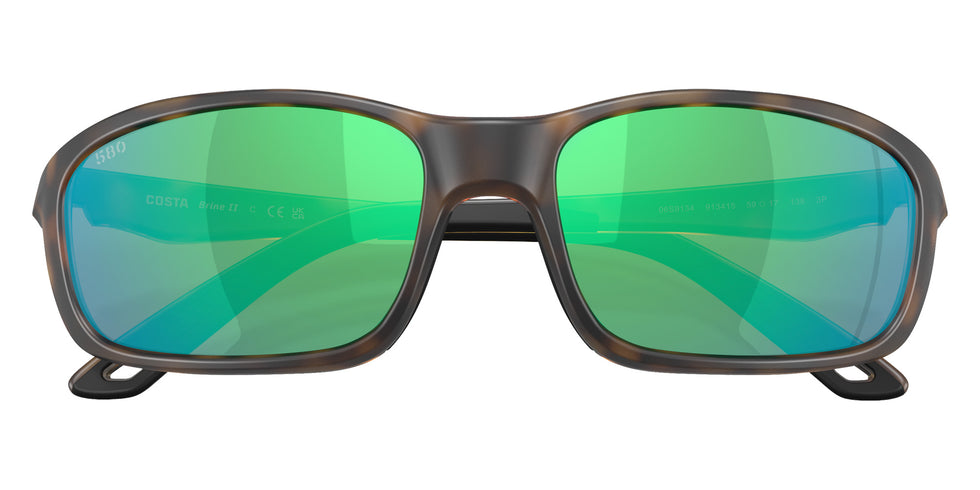 COSTA 6S9134 Brine II 913415 59 - Matte Tortoise / Green Mirrored Polarized #id:6s9134913415_s:102130