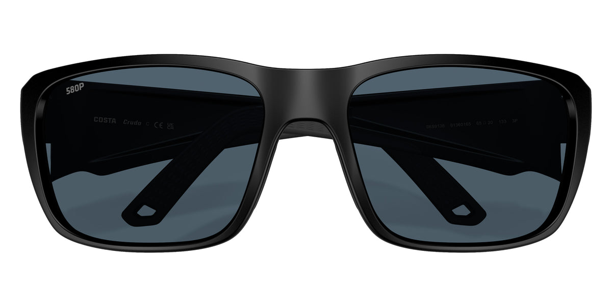 COSTA 6S9136 Crudo 913601 64 - Matte Black / Gray Polarized #id:6s9136913601_s:100130