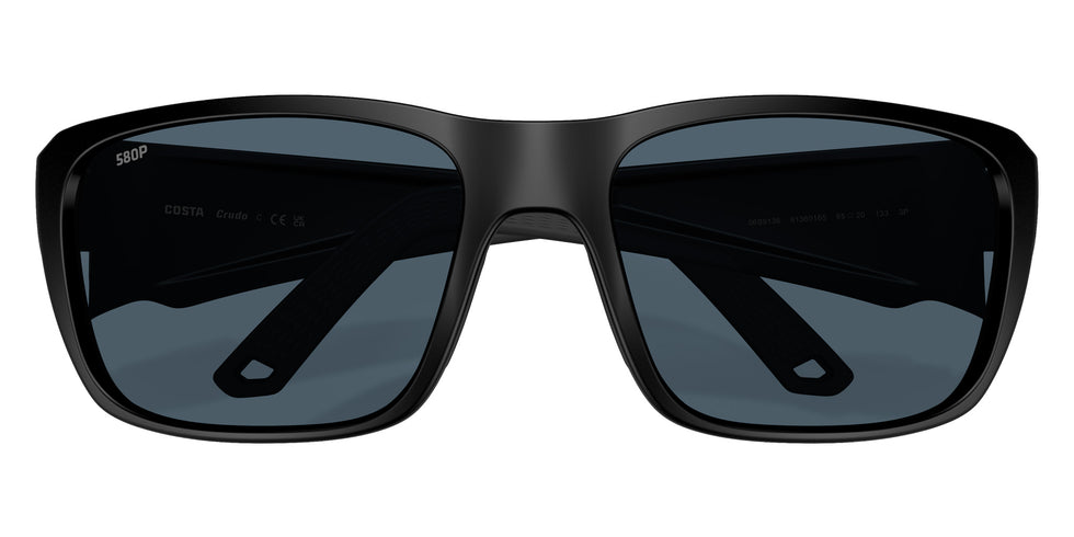 COSTA 6S9136 Crudo 913601 64 - Matte Black / Gray Polarized #id:6s9136913601_s:100130