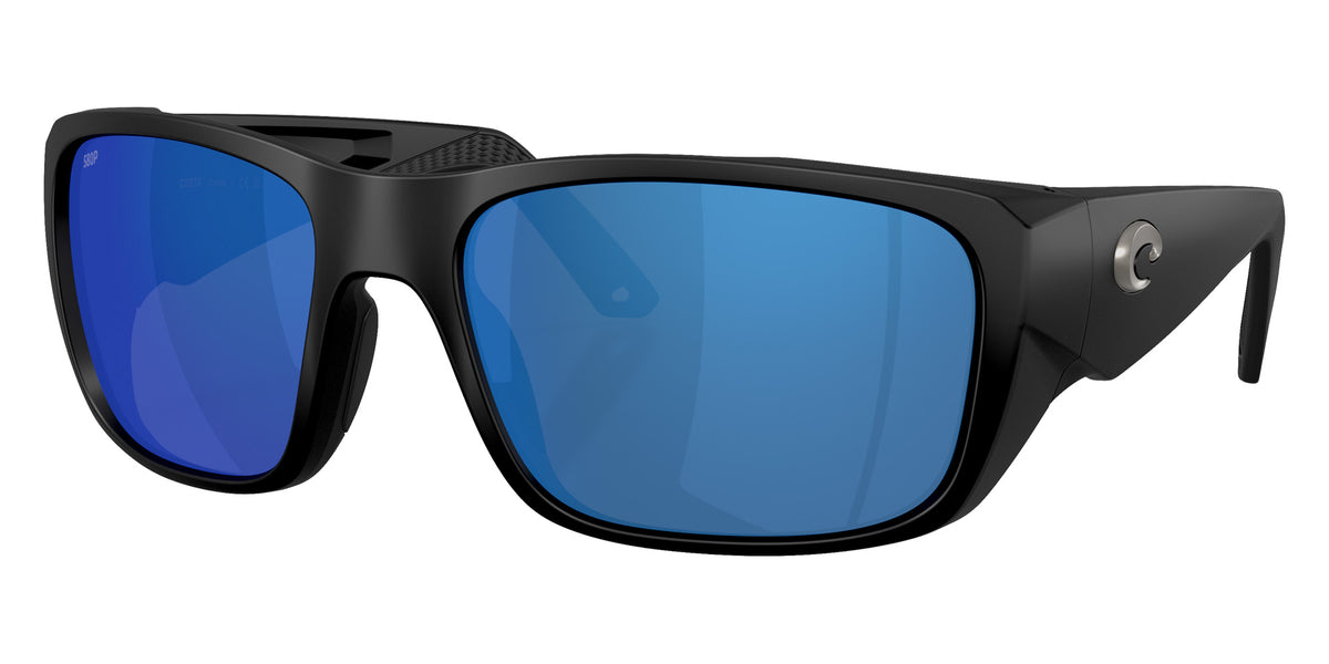COSTA 6S9136 Crudo 913602 64 - Matte Black / Blue Mirrored Polarized #id:6s9136913602_s:102105