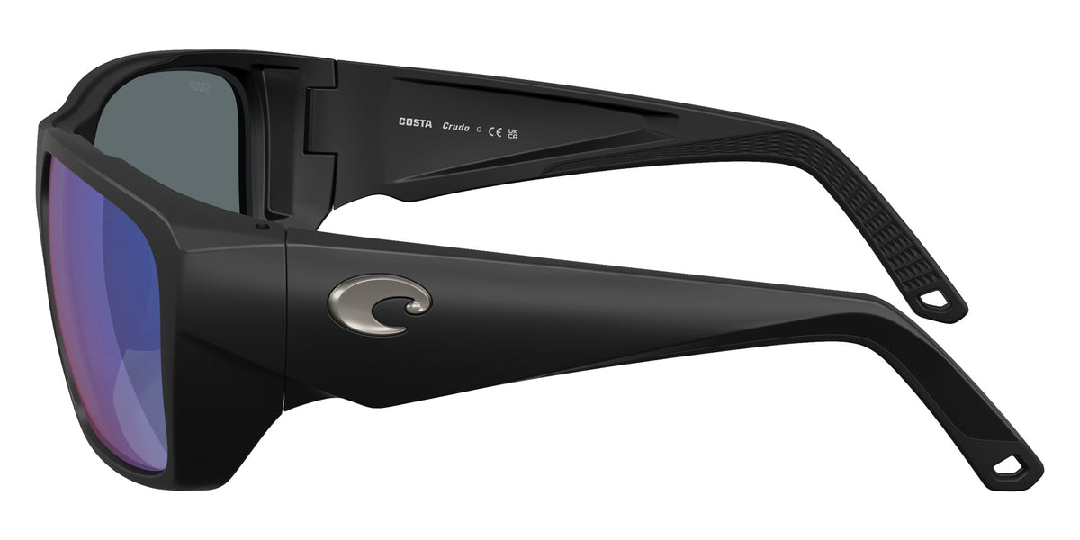 COSTA 6S9136 Crudo 913602 64 - Matte Black / Blue Mirrored Polarized #id:6s9136913602_s:102110