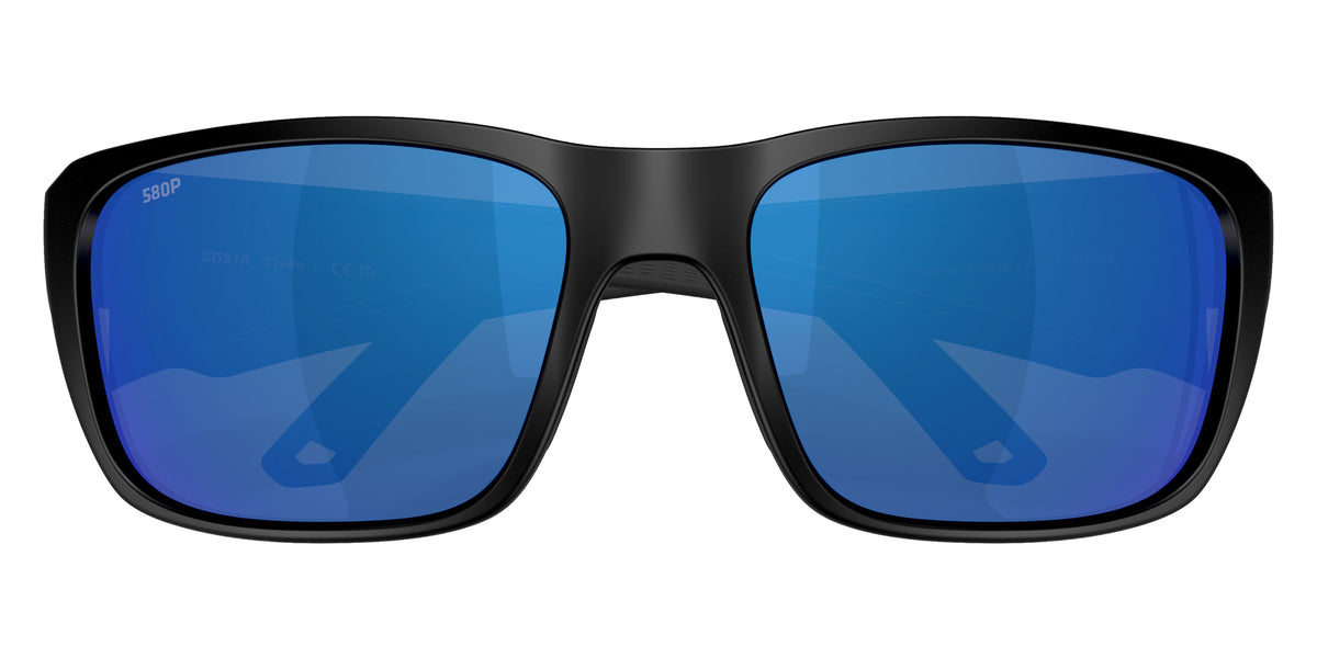 COSTA 6S9136 Crudo 913602 64 - Matte Black / Blue Mirrored Polarized #id:6s9136913602_s:102130