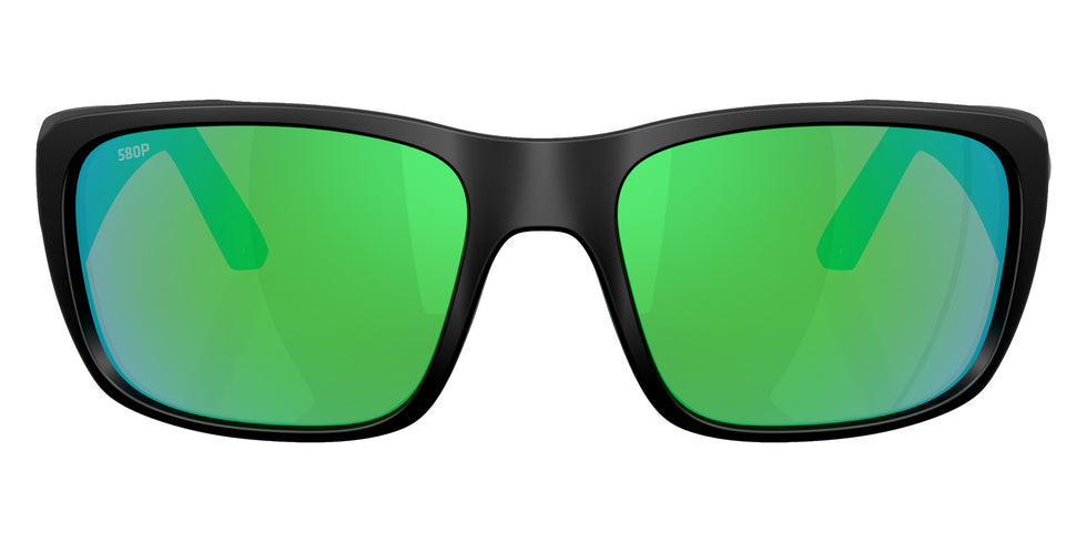 COSTA 6S9136 Crudo 913603 64 - Matte Black / Green Mirrored Polarized #id:6s9136913603_s:104100