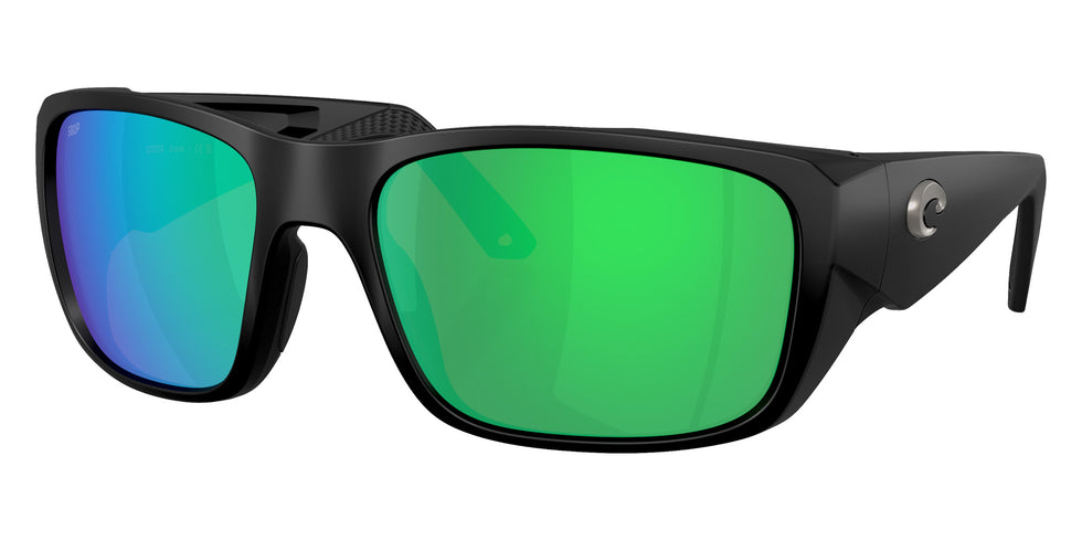 COSTA 6S9136 Crudo 913603 64 - Matte Black / Green Mirrored Polarized #id:6s9136913603_s:104105