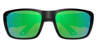 COSTA 6S9136 Crudo 913603 64 - Matte Black / Green Mirrored Polarized #id:6s9136913603_s:104130