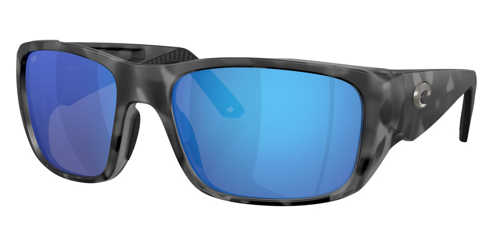 COSTA 6S9136 Crudo 913605 64 - Matte Tiger Shark / Blue Mirrored Polarized #id:6s9136913605_s:108105