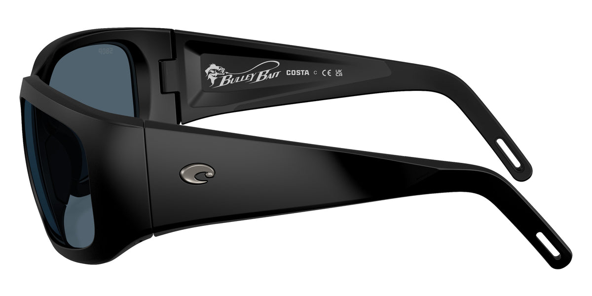 COSTA 6S9139 Bulley Bait 913901 64 - Matte Black / Gray Polarized #id:6s9139913901_s:100110