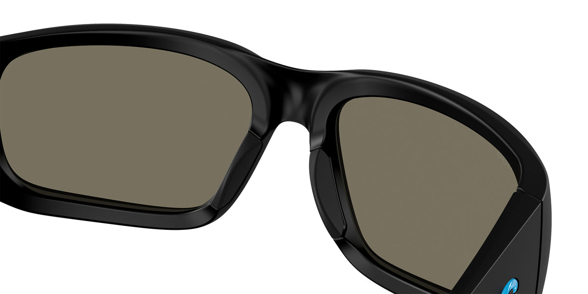 COSTA 6S9139 Bulley Bait 913902 64 - Matte Black / Blue Mirrored Polarized #id:6s9139913902_s:100125