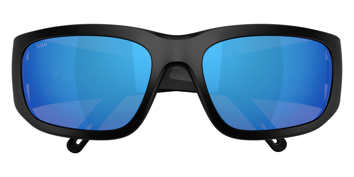 COSTA 6S9139 Bulley Bait 913902 64 - Matte Black / Blue Mirrored Polarized #id:6s9139913902_s:100130