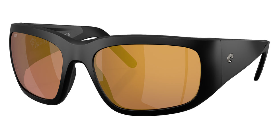 COSTA 6S9139 Bulley Bait 913904 64 - Matte Black / Gold Mirrored Polarized #id:6s9139913904_s:102105