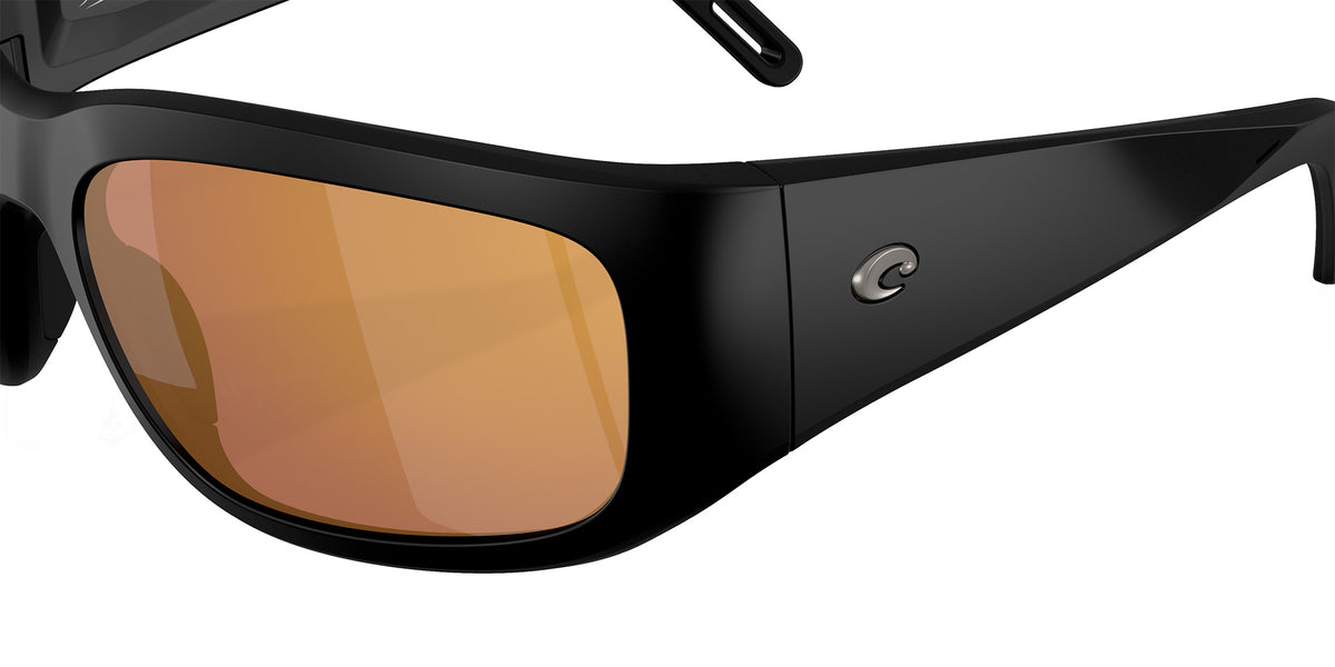 COSTA 6S9139 Bulley Bait 913904 64 - Matte Black / Gold Mirrored Polarized #id:6s9139913904_s:102120