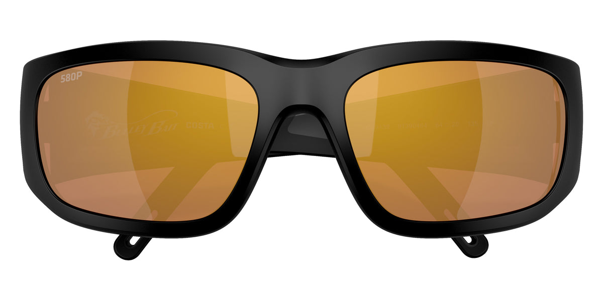 COSTA 6S9139 Bulley Bait 913904 64 - Matte Black / Gold Mirrored Polarized #id:6s9139913904_s:102130